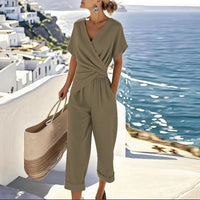 Jaimy | Elegantes Zweiteiler-Set - Khaki
