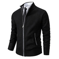 Anton | Eleganter Premium-Cardigan - Schwarz