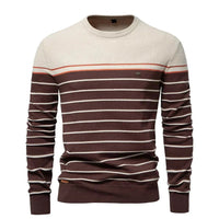 Pim | Robuster Herrenpullover - Braun