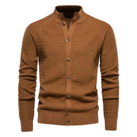 Ottmar | Exklusive Baumwoll-Cardigan - Braun