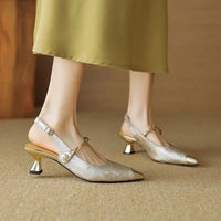 Karolina | Damen Elegante Komfort-Pumps – Stützende Elegante Absatzschuhe - Beige