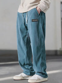 Anton | Locker geschnittene Cordhose Herren lässig - Himmelblau