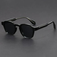 Tara | Vintage-Sonnenbrille mit kräftigem Rahmen - Schwarz