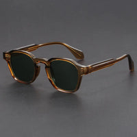 Tara | Vintage-Sonnenbrille mit kräftigem Rahmen - Amber