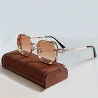 Sonnenbrille mit leichtem Rahmen für Erwachsene | Ideal für den Sommer - Braun