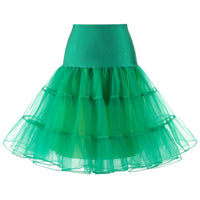 Freja - Tüll-Unterrock im Vintage-Stil für Damen - Grün
