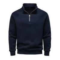 Tim | Eleganter Herrenpullover für kalte Tage - Marineblau