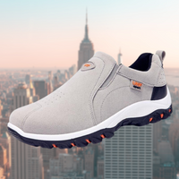 Roland | Herren Slip-On Schuhe mit stoßdämpfender Sohle - Grau