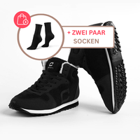 SNUGG™ - GEMÜTLICHE HERREN-SCHUHE - SCHWARZ + ZWEI PAARE SOCKEN