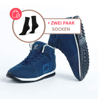 SNUGG™ - GEMÜTLICHE HERREN-SCHUHE - BLAU + ZWEI PAARE SOCKEN