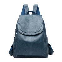 Stilvoller Damen-Diebstahlschutz-Rucksack, vielseitiges Design, strapazierfähiges Material - Hellblau