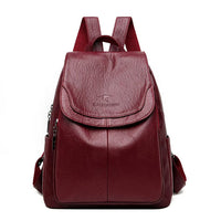 Stilvoller Damenrucksack – Funktionales, elegantes Design – Hohe Qualität - Weinrot