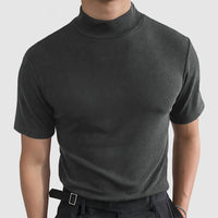 Herren Rollkragen Shirt Herbst Winter - Grau