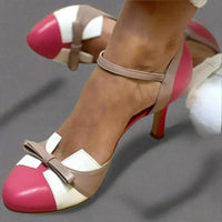 Barbara | Elegante Schleifen Pumps - Rosa