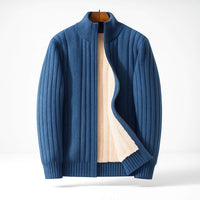 Tobias | Warmer Cardigan für Herren stilvoll - Blau