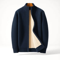 Tobias | Warmer Cardigan für Herren stilvoll - Marineblau