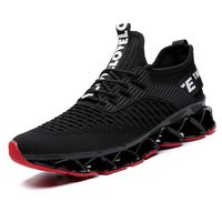 Noah | Höhensteigernde Sneaker +8CM - Schwarz Rot