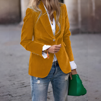 Lyliane - Bequeme Damenjacke mit Knöpfen - Gelb
