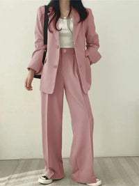 Helena | Damen Regular Fit Anzug Set - Rosa