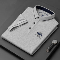 ERNESTO | POLO DE LUXE FÜR HERREN - Grau