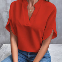 Vivi | Elegante Leichte Bluse für Damen - Rot