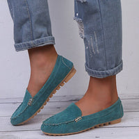 Carola | Damen Leichte Ballerinas Gummisohle – Federleichte Ballerinas Sommer 2026 - Grün