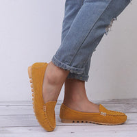 Carola | Damen Leichte Ballerinas Gummisohle – Federleichte Ballerinas Sommer 2026 - Gelb