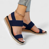Damen Orthopädische Sandalen Bequeme Sommerschuhe - Blau