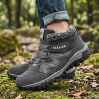 Unisex UrbanFrost™ Stiefel mit Gepolstertem Futter und Profilsohle - Grau mit Weißen Details