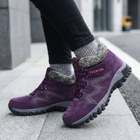 Unisex UrbanFrost™ Stiefel mit Gepolstertem Futter und Profilsohle - Lila