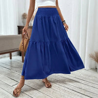 Mireya™-Rock mit Mehrlagigem Aufbau und Weitem Schnitt - Blau