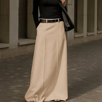 Corenne™ Eleganter Maxirock mit Modernem Design - Beige