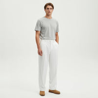 Christian | Herren Wide-Leg Oversized Arbeitshose - Weiß