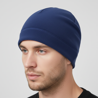 Winddichte Mütze aus Polarfleece für kalte Tage mit superweichem Tragekomfort - Blau
