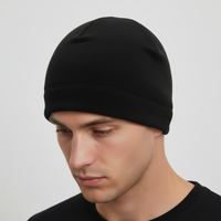 Winddichte Mütze aus Polarfleece für kalte Tage mit superweichem Tragekomfort - Schwarz