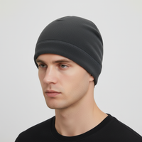 Winddichte Mütze aus Polarfleece für kalte Tage mit superweichem Tragekomfort - Grau