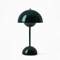 LED Tischlampe Modern Kabellos Skandi Design - Dunkelgrün
