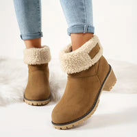 Leon | Klassische Damen-Winterstiefel - Braun