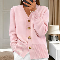 Annalee - Schicke Love Button Damenjacke - Hellrosa