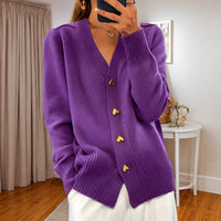 Annalee - Schicke Love Button Damenjacke - Flieder