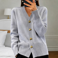 Annalee - Schicke Love Button Damenjacke - Grau