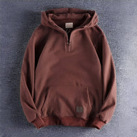Tommy - Vintage-Herren-Hoodie mit Kapuze - Rot