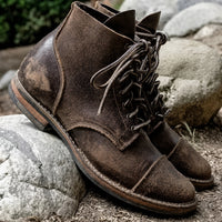 Aaron - Zeitlose und Retro-Herrenstiefel - Dunkelbraun