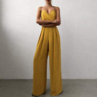 Becca - Stilvoller Jumpsuit mit hoher Taille - Gelb
