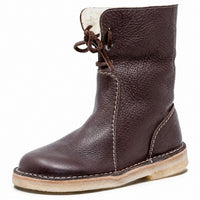 Asami - Damenstiefel mit warmer Innenfütterung - Dunkelbraun