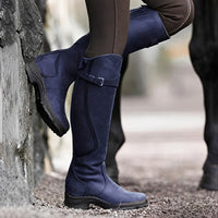 Athena - Vintage-inspirierte hohe Stiefel - Violett