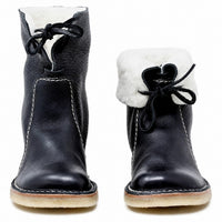 Asami - Damenstiefel mit warmer Innenfütterung - Schwarz