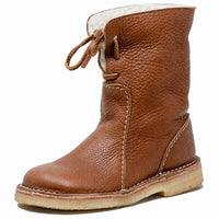 Asami - Damenstiefel mit warmer Innenfütterung - Braun
