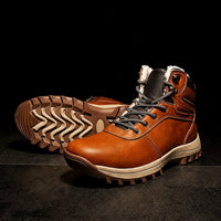 Miroslav - Elegante Vintage-Stiefel für Herren - Rötlichbraun