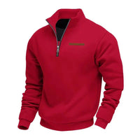Rico | Lässiges Fleece-Sweatshirt für Herren - Rot